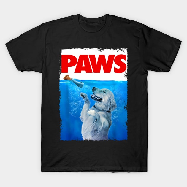 Labrador PAWS Collection Tees That Speak the Silent Language of Labs T-Shirt by Crazy Frog GREEN